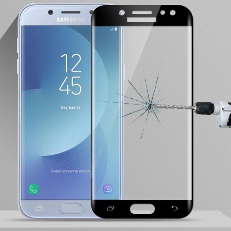 Fullskärmskydd / displayskydd i härdat glas för Samsung Galaxy J5 2017 - Svart
