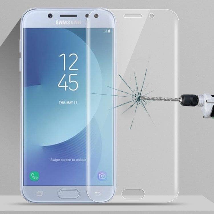 Fullskärmsskydd / displayskydd i härdat glas för Samsung Galaxy J5 2017 – Genomskinligt