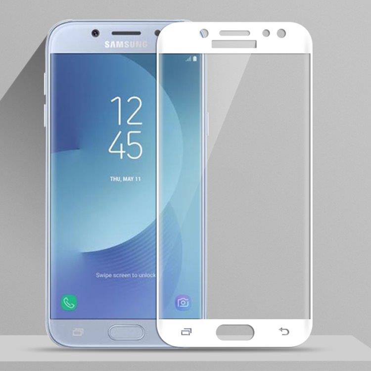Fullskärmskydd / displayskydd i härdat glas för Samsung Galaxy J5 2017 - Vitt
