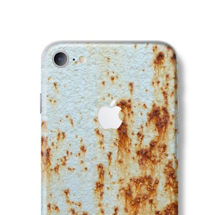 Rost-dekal / skin-sticker iPhone 7 – Brun / Metallic
