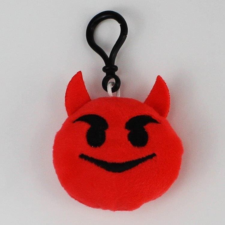 Emoji-nyckelring - Röd djävul