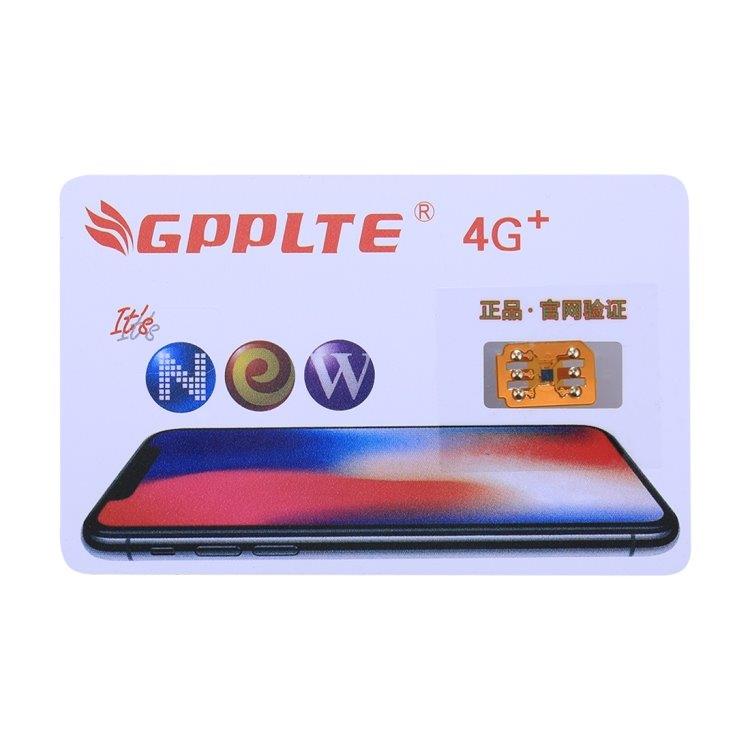 Aktiveringskort GPPLTE 4G+ PRO 3 för iPhone X/XS / 8 / 7 / 6