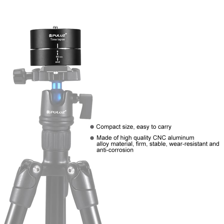 Kamerastativ adapter 360 graders Rotation 60 Minuter