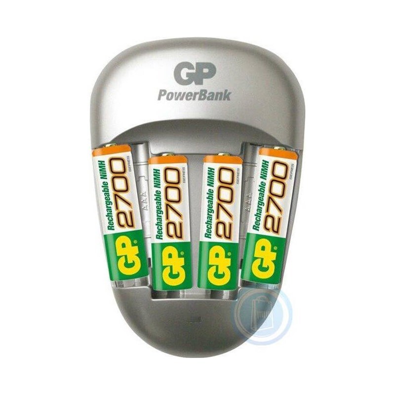 GP PowerBank Quick 3 Inkl 4 st 2600mAh AA NiMH