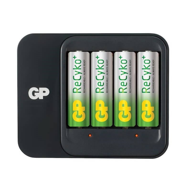 GP Batteriladdare ReCyko AA/AAA Inkl 4 st 2000mAh AA NiMH