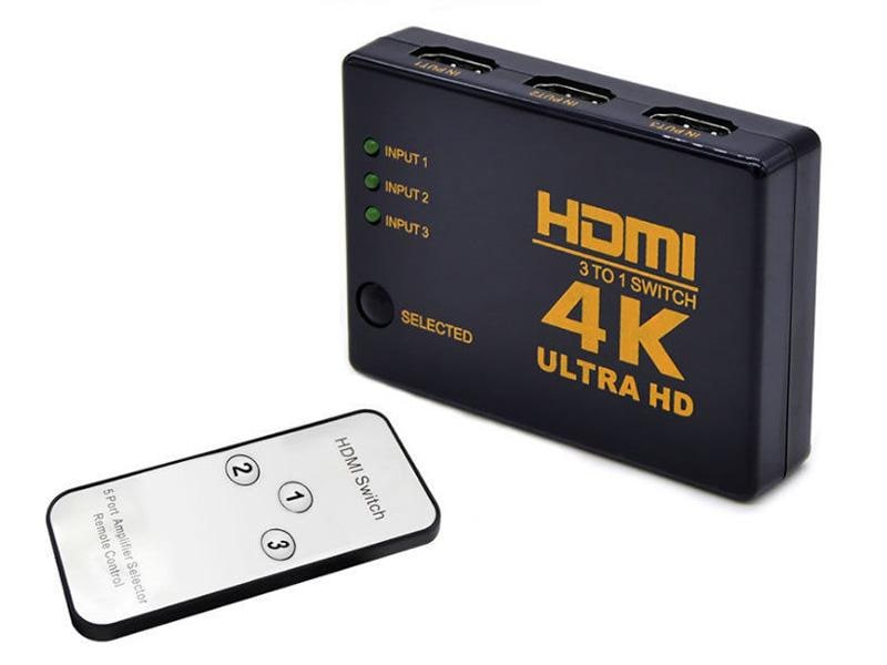 HDMI 4K Ultra HD Switch - 3 Portar