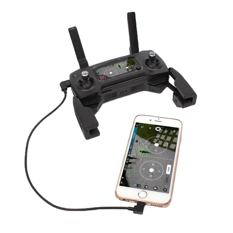 iPhone kabel till DJI Mavic Pro och Spark fjärrkontroll