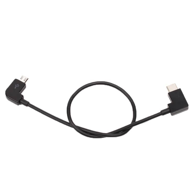 Micro-USB till USB-C-kabel för DJI Mavic Pro & Spark fjärrkontroll – 30 cm