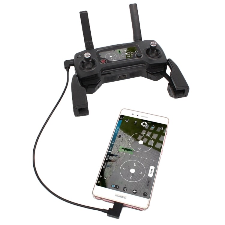 Micro-Usb kabel till USB-C till DJI MAVIC PRO & SPARK remote / fjärrkontroll