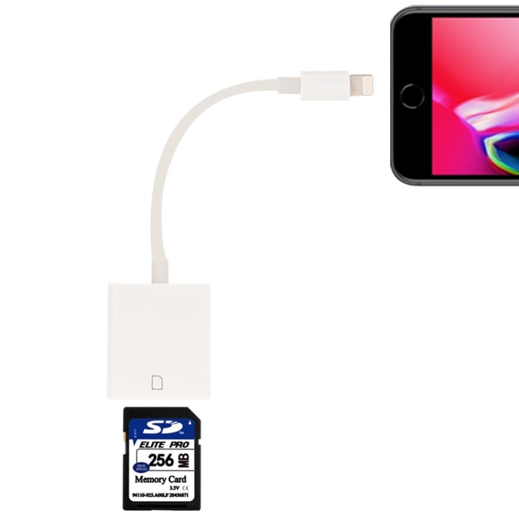 iPhone / iPad kortläsare SD minneskort