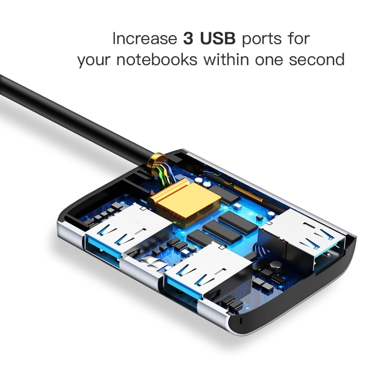 USB 3.0 till 3xUSB 3.0 HUB Adapter