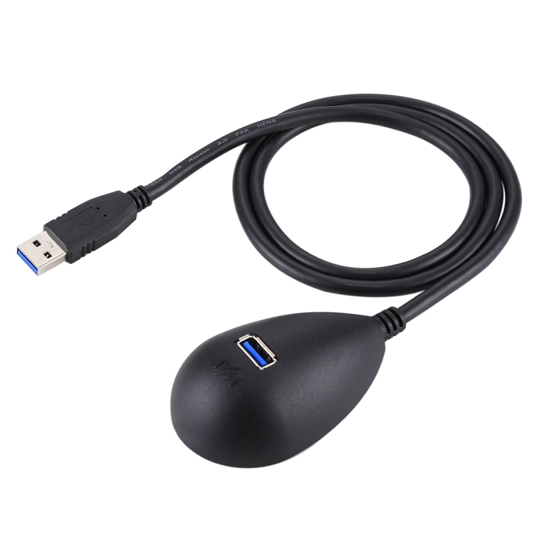 USB 3.0 Förlängningskabel med bordshållare