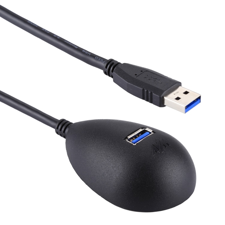USB 3.0 Förlängningskabel med bordshållare