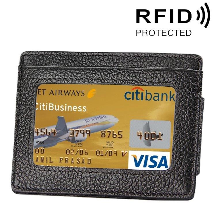 RFID Plånbok - 3 kortfack + körkort