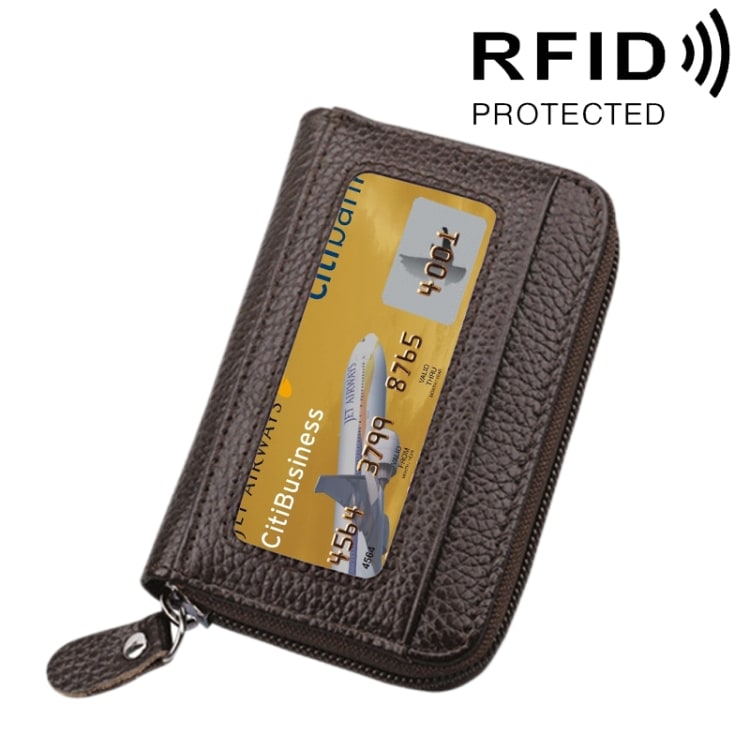 RFID Plånbok -12 kortfack + körkort