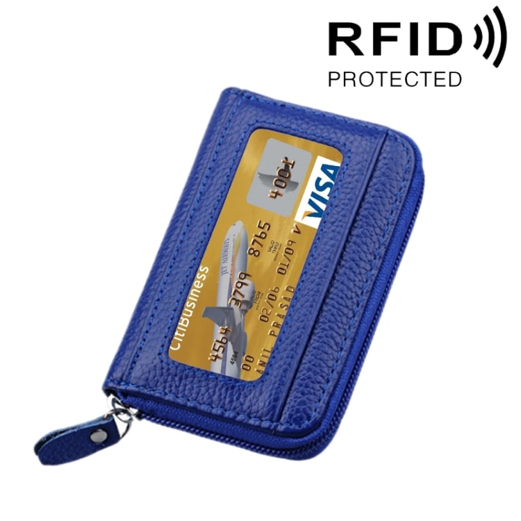 RFID säker Plånbok -12 kortfack + körkort