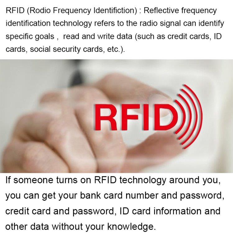 RFID Plånbok i äkta skinn med dragkedja