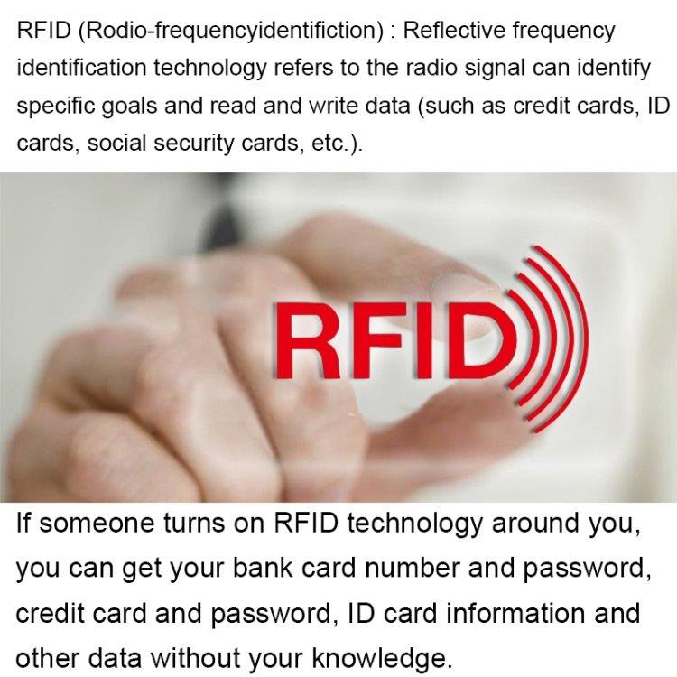 Brun Plånbok med RFID skydd - Många fack