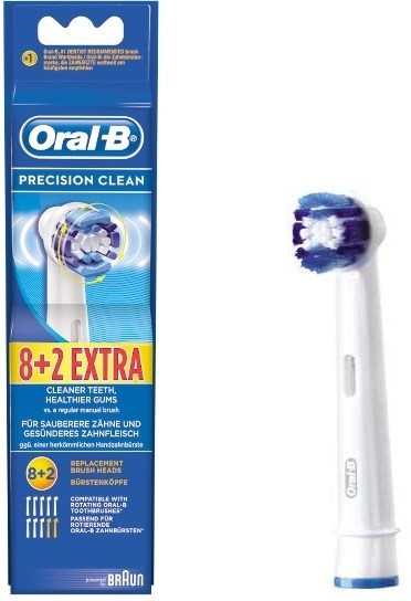 Braun Oral-B Tandborsthuvud refil 8 + 2 Pack
