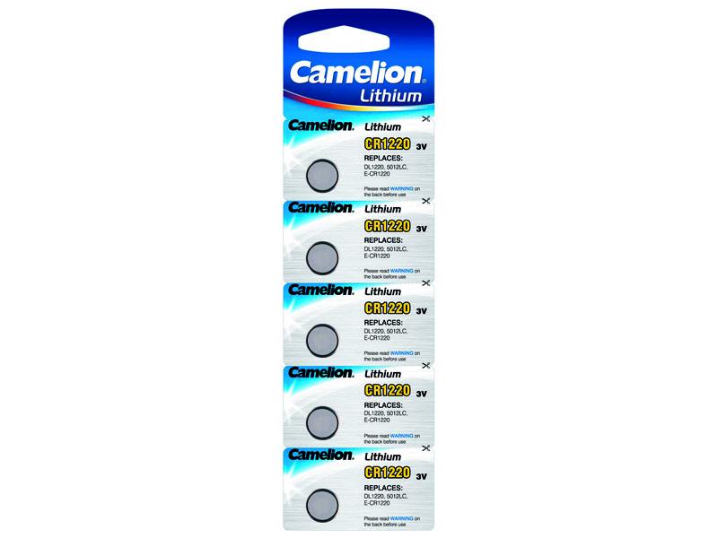 Camelion CR1220 / DL1220 Knappcellsbatteri 5-pack