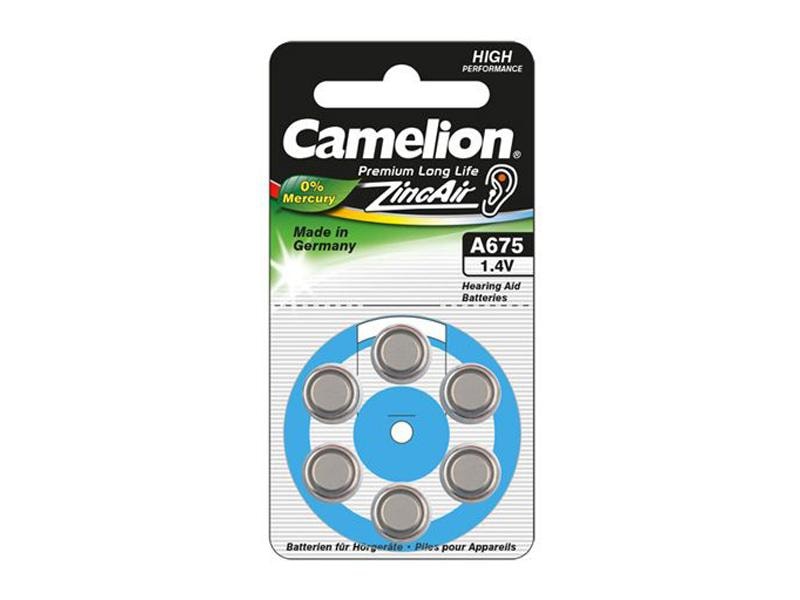 Camelion A675 Hörapparatsbatteri 6-pack