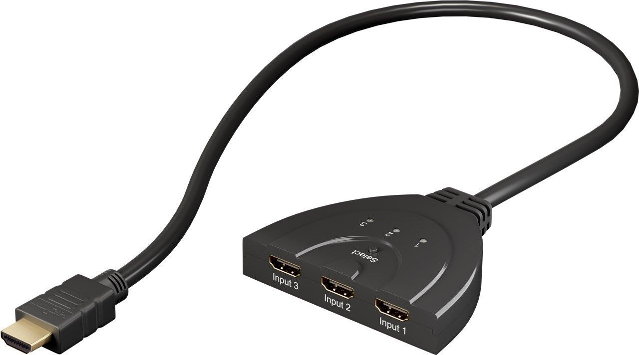 Goobay HDMI-Switch 3in/1out