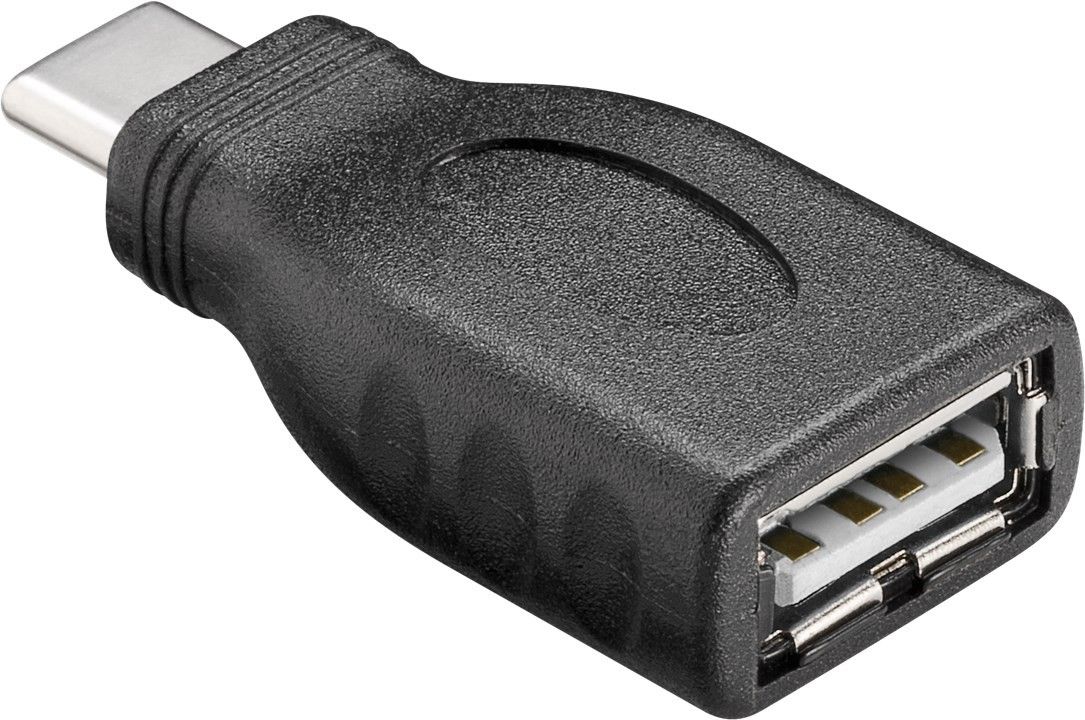 Goobay USB-Adapter USB-A 2.0 till USB-C - Svart