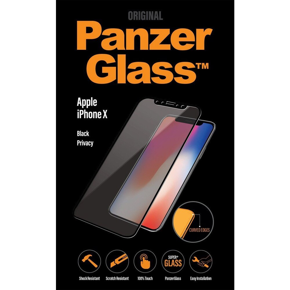 PanzerGlass Screenprotector PREMIUM PRIVACY iPhone X/XS Svart