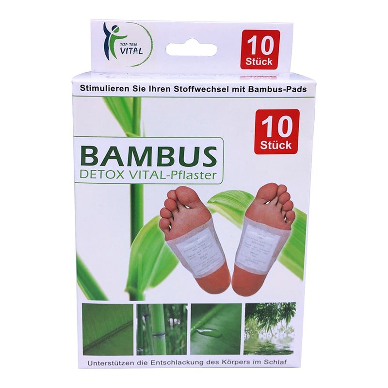 Bamboo Detox Vital Bandage bambuplåster 10-pack