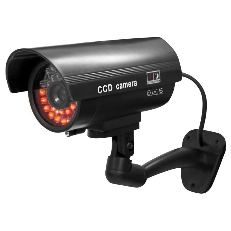 EAXUS Dummy Övervakningskamera med lampa