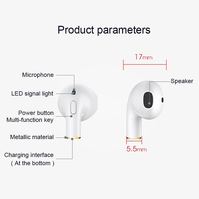 In-Ear Bluetooth hörsnäcka