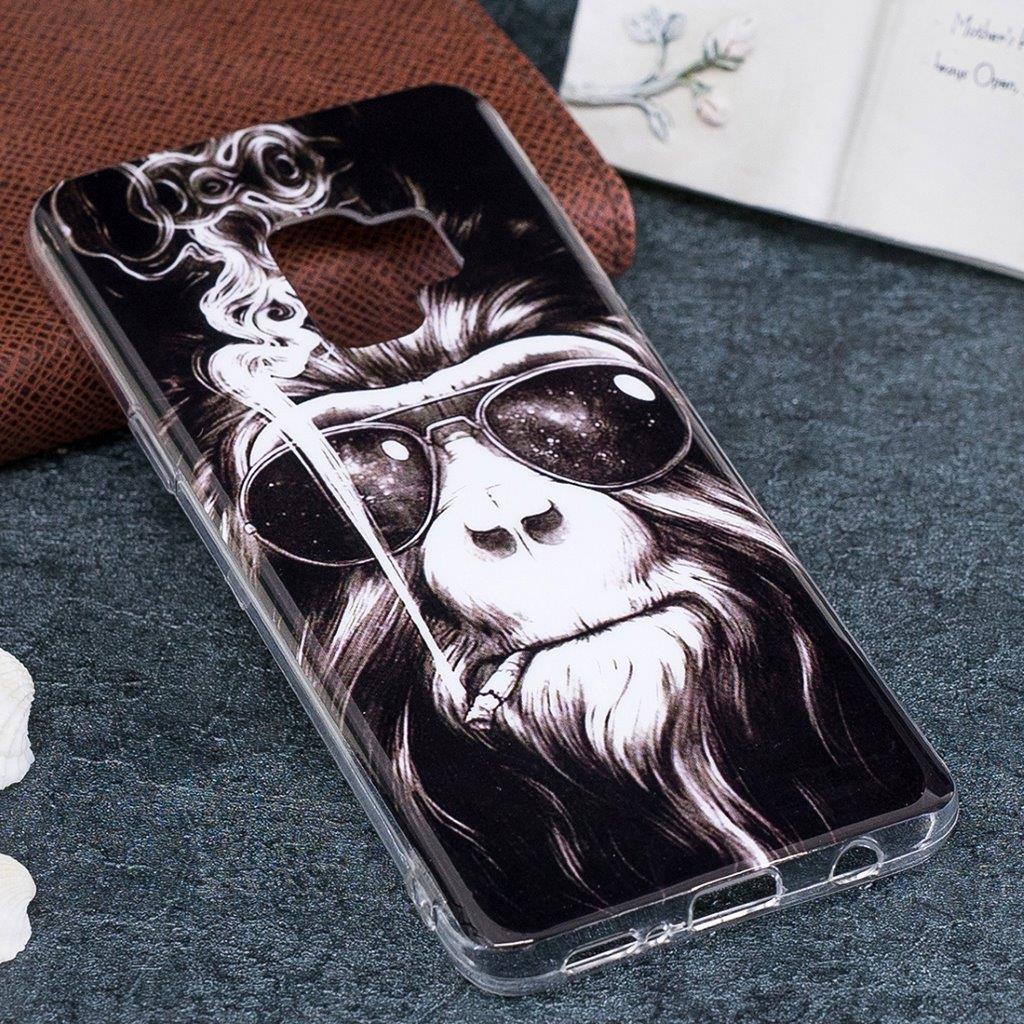 Monkey-skal / mobilskal med stenhård apa som motiv– Samsung Galaxy S9