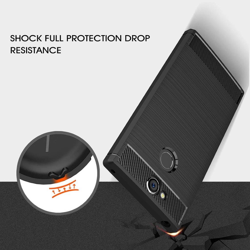 Shockproof-skal / stötsäkert skal för Sony Xperia XA2 – Svart