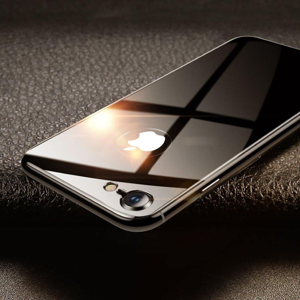 Baseus baksidesskydd i härdat glas för iPhone 8