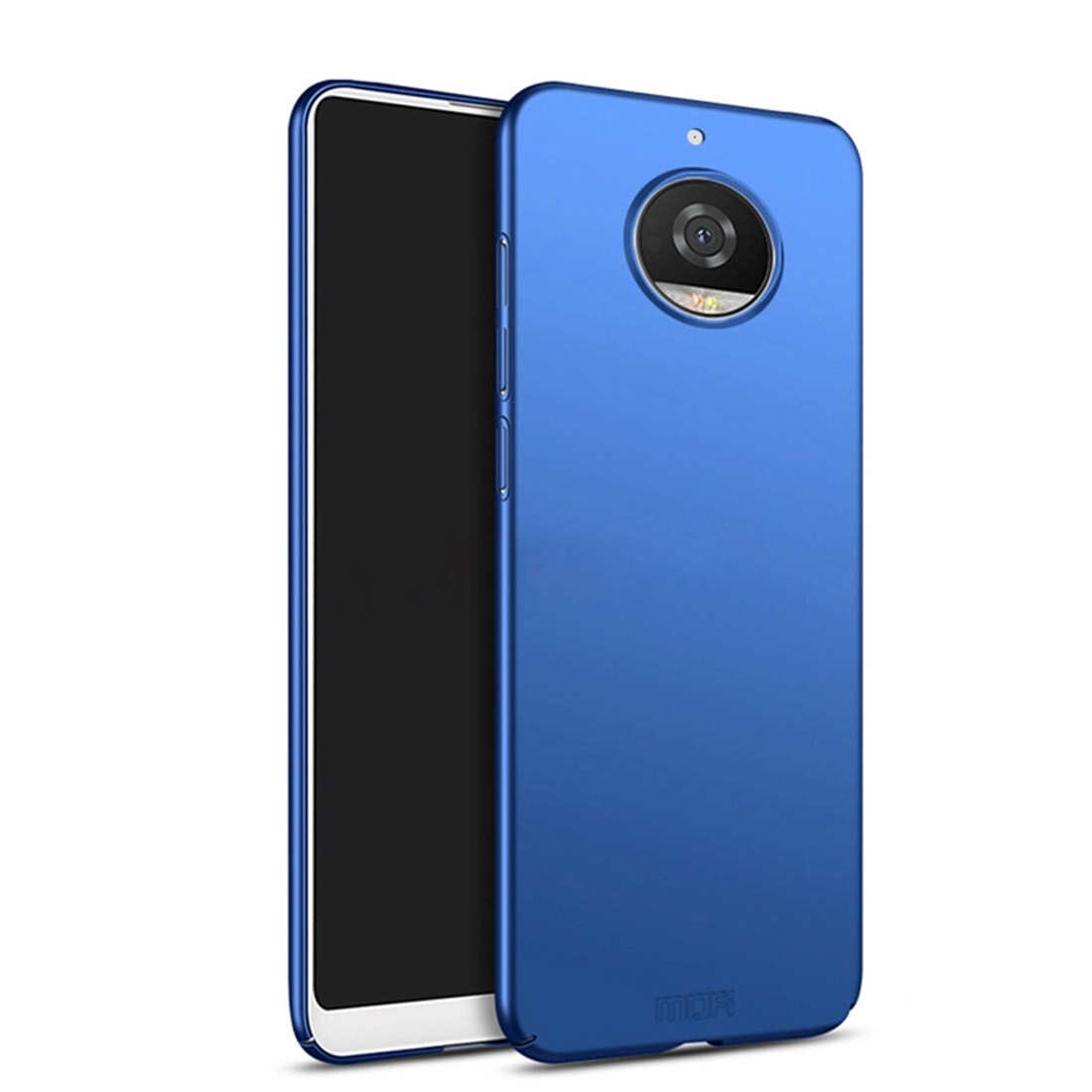 Supertunt mobilskal / fodral för Motorola Moto G5S Plus – Blå metallic