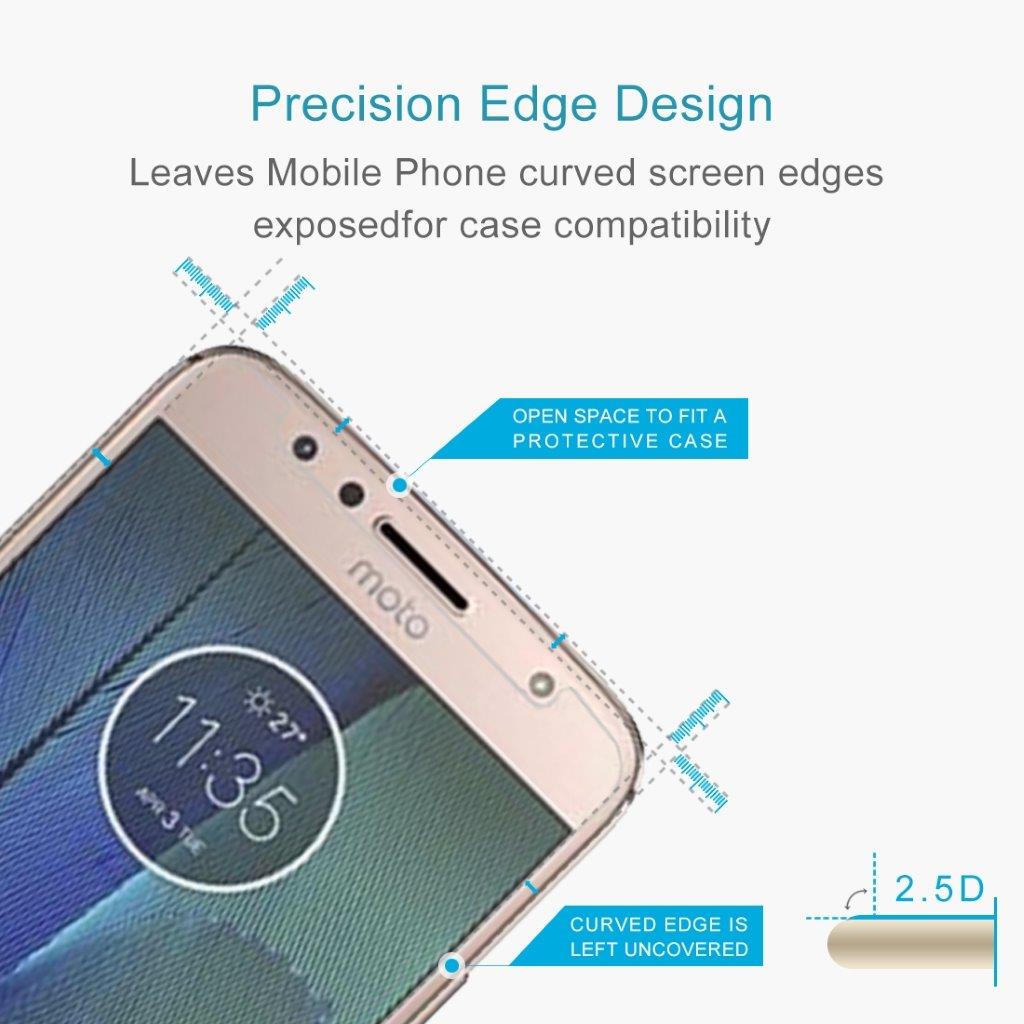 Skärmskydd / displayskyddi härdat glas för Motorola Moto G5S Plus – 10-pack