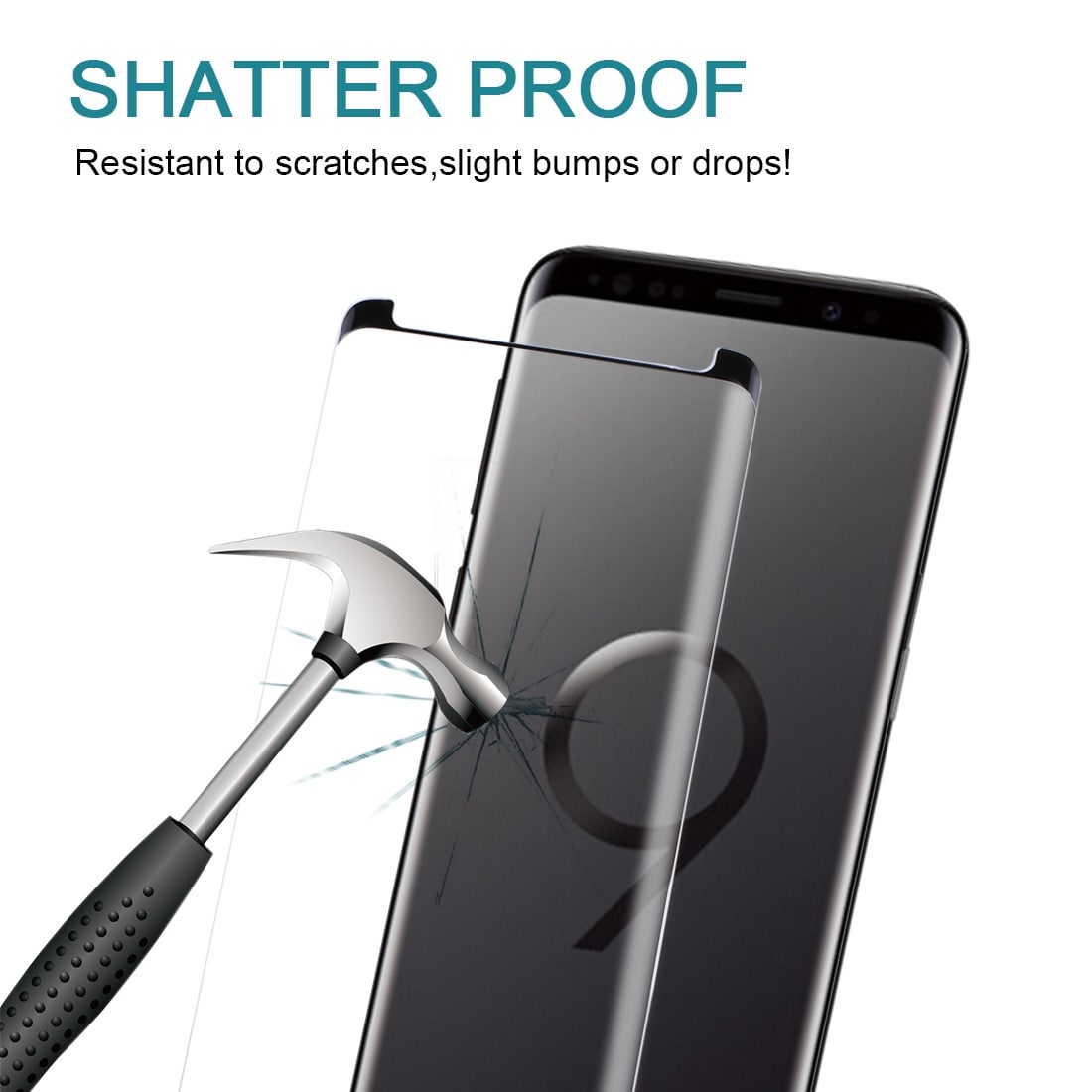 Skärmskydd / displayskydd i härdat glas Samsung Galaxy S9 Plus