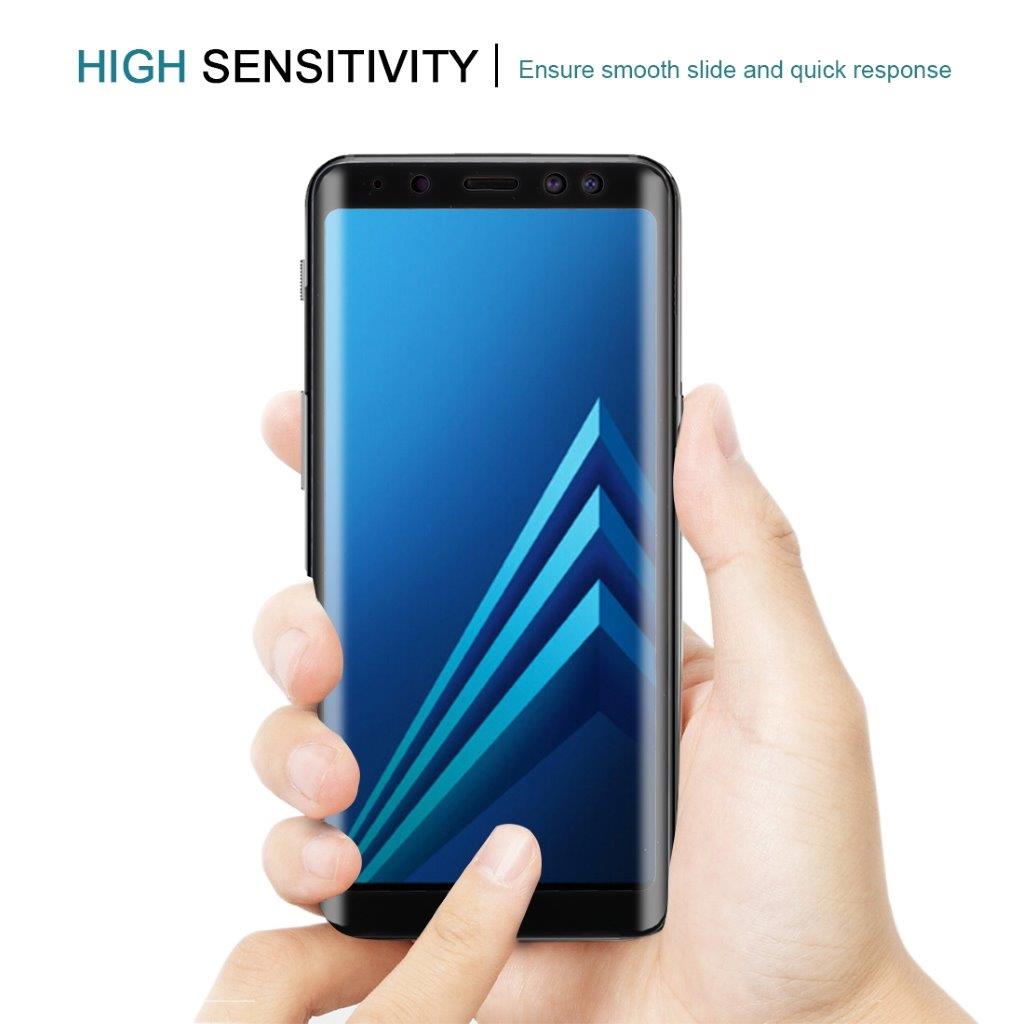 Skärmskydd / displayskydd i härdat glas för Samsung Galaxy A8 Plus 2018