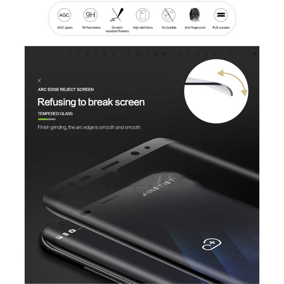 MOFI Skärmskydd i härdat Glas Samsung Galaxy S9