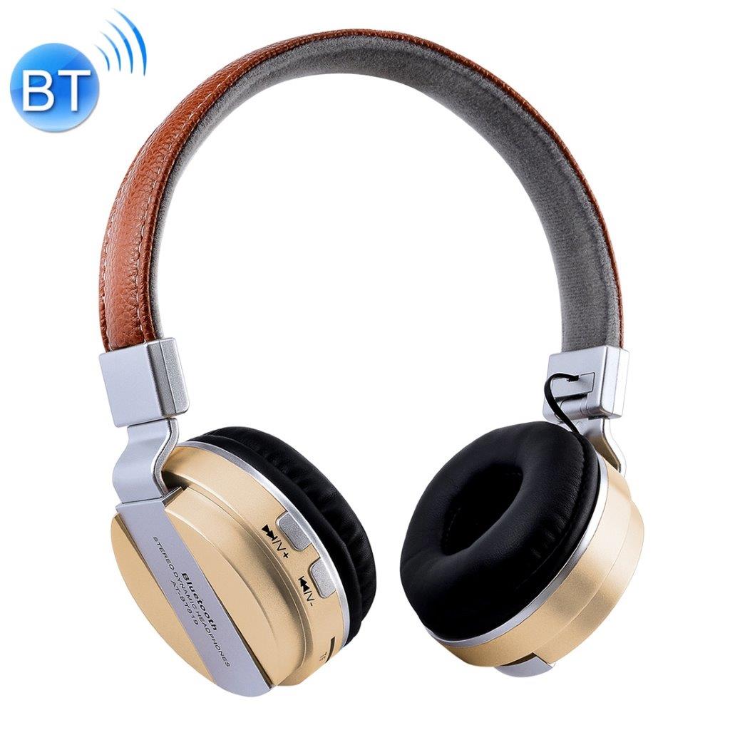 Guld Retro Bluetooth Headset för Mobiltelefon