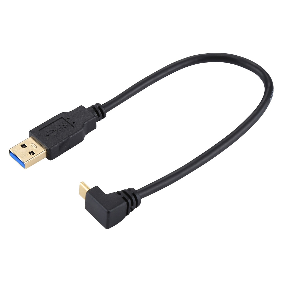 Kort Vinklad USB Typ-C kabel