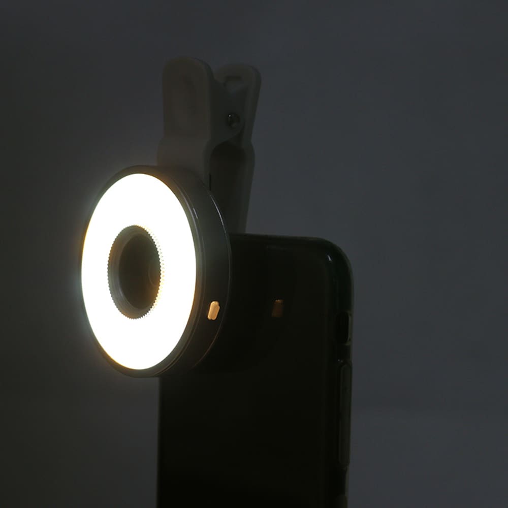 Objektiv Set med belysning för Mobiltelefon
