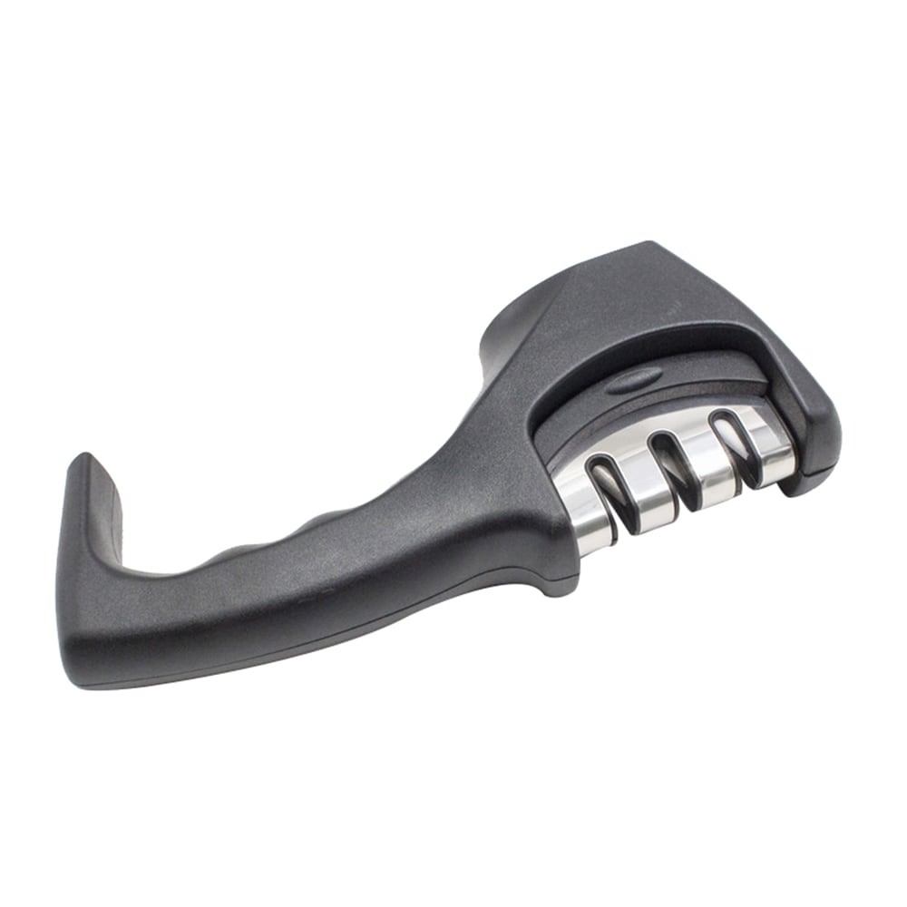 Knivsliber med 3 keramiske og diamantbelagte slibeskiver, knivbredde maks. 4 mm