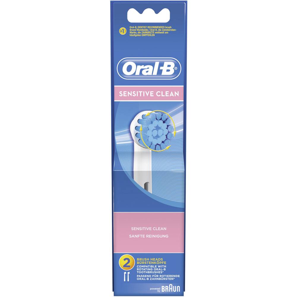 Oral-B Sensitive Clean EB17-2 - 2 st Borsthuvud
