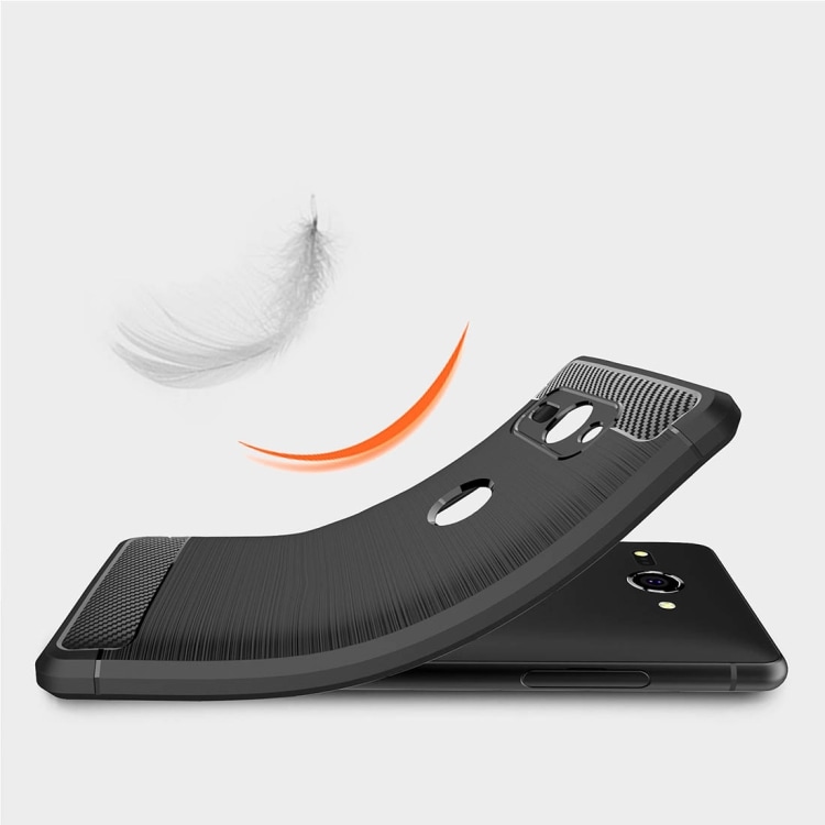 Kolfiberskal / mobilskal för Sony Xperia XZ2 Compact - Svart