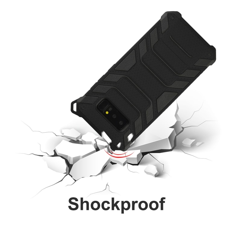 Shockproof-skal / mobilskal för Samsung Galaxy Note 8 - Svart