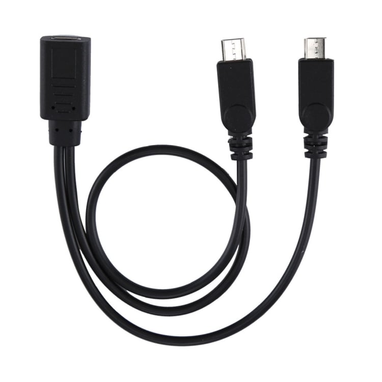 Adapter USB Typ-C till 2 x Micro-USB