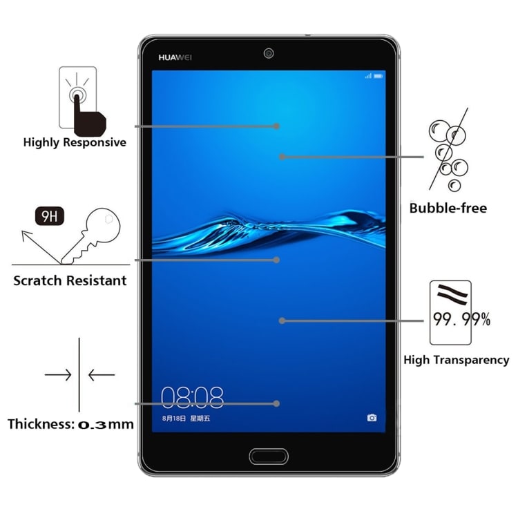 Skärmskydd i härdat glas  Huawei MediaPad M3 Lite 8.0
