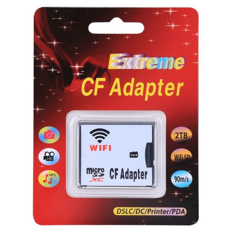 WiFi MicroSD till CF Adapter