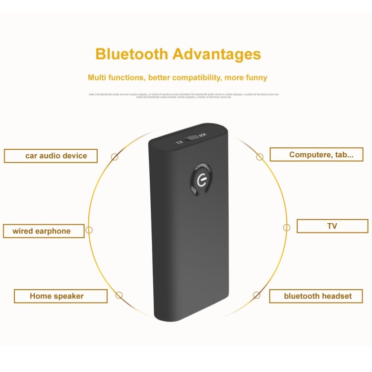 Bluetooth Ljudsändare / ljudmottagare - 10meter